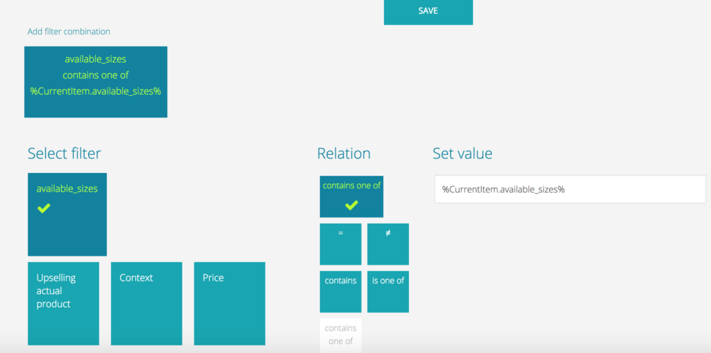 how to use context filters to improve fashion recommendations for define recommendation