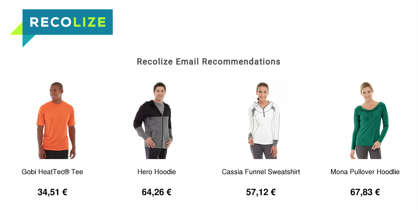 Email Recommendations Design Example