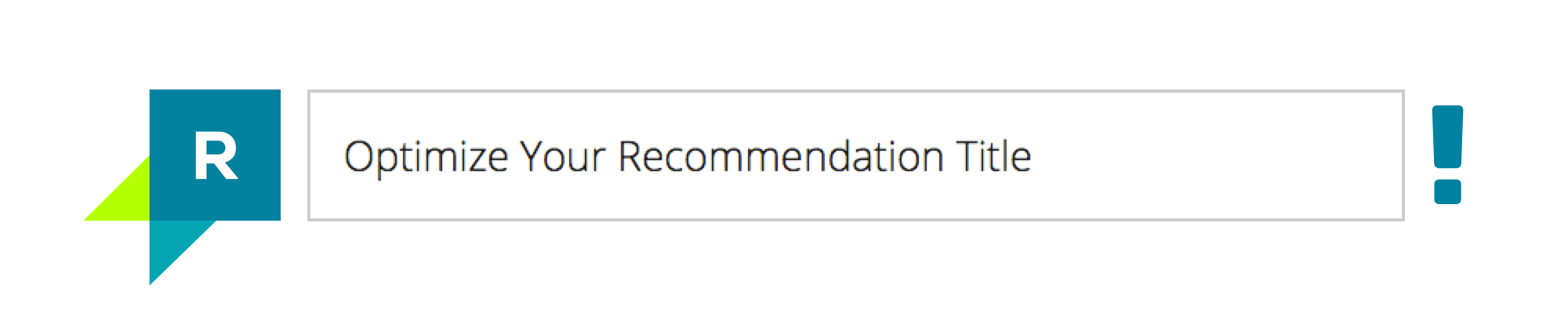 How To Optimize Your Recommendation Title?